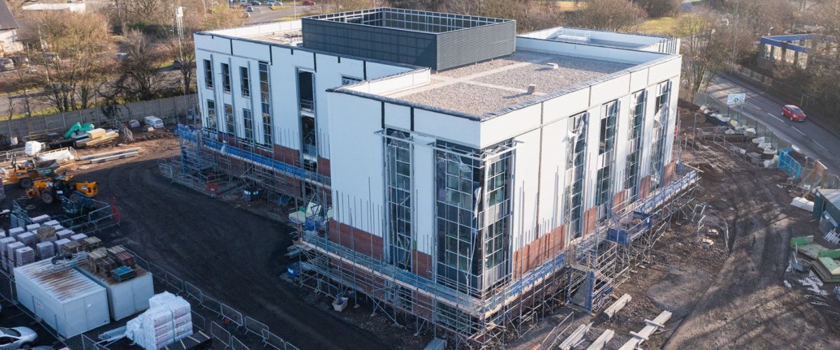 Pictures of new Redditch Police and Fire station