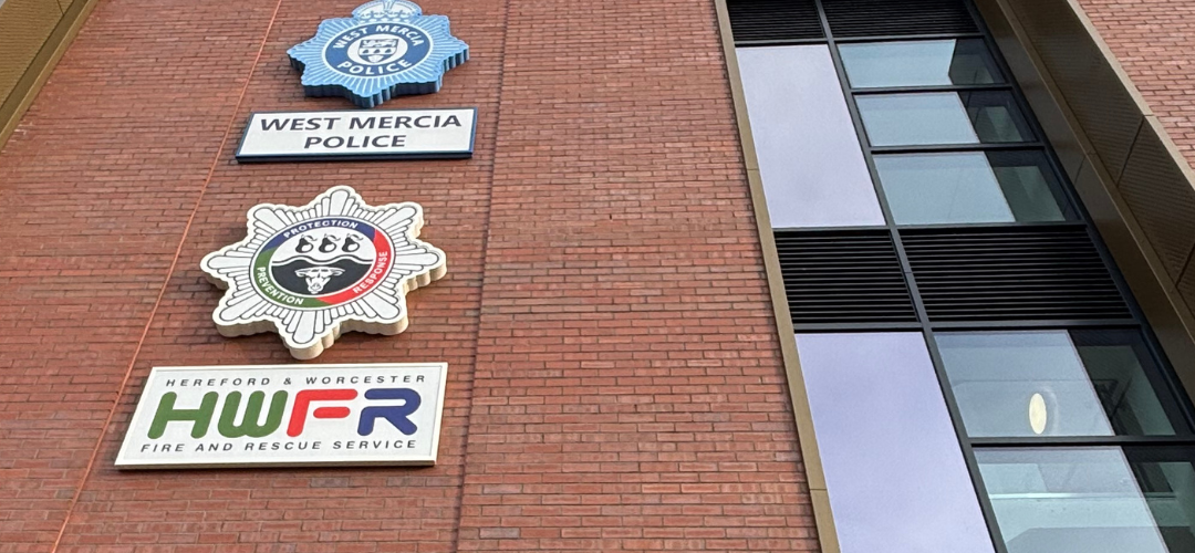 Image shows new police and fire hub in Redditch